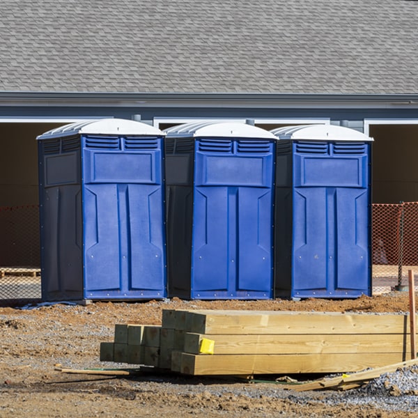 what is the maximum capacity for a single portable restroom in Vaucluse SC